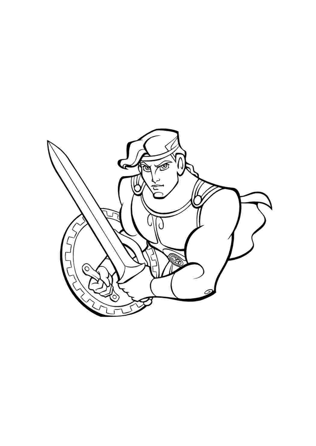 Раскраска Казки Міфи Стародавньої Греції