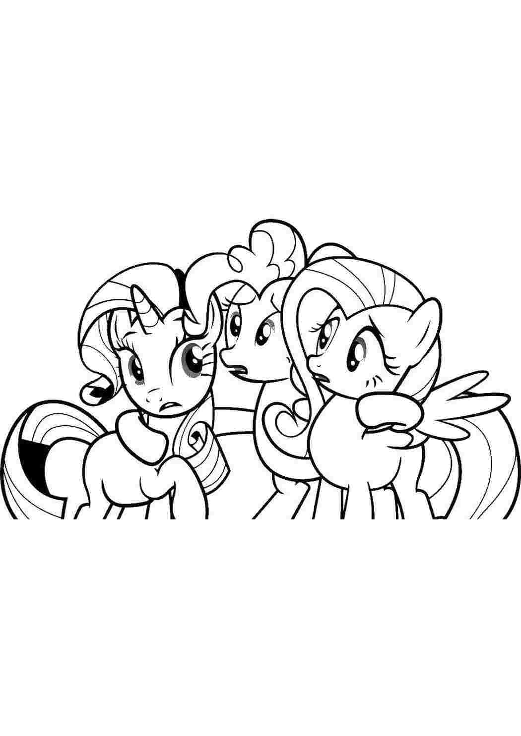 Раскраска Пончики з My Little Pony