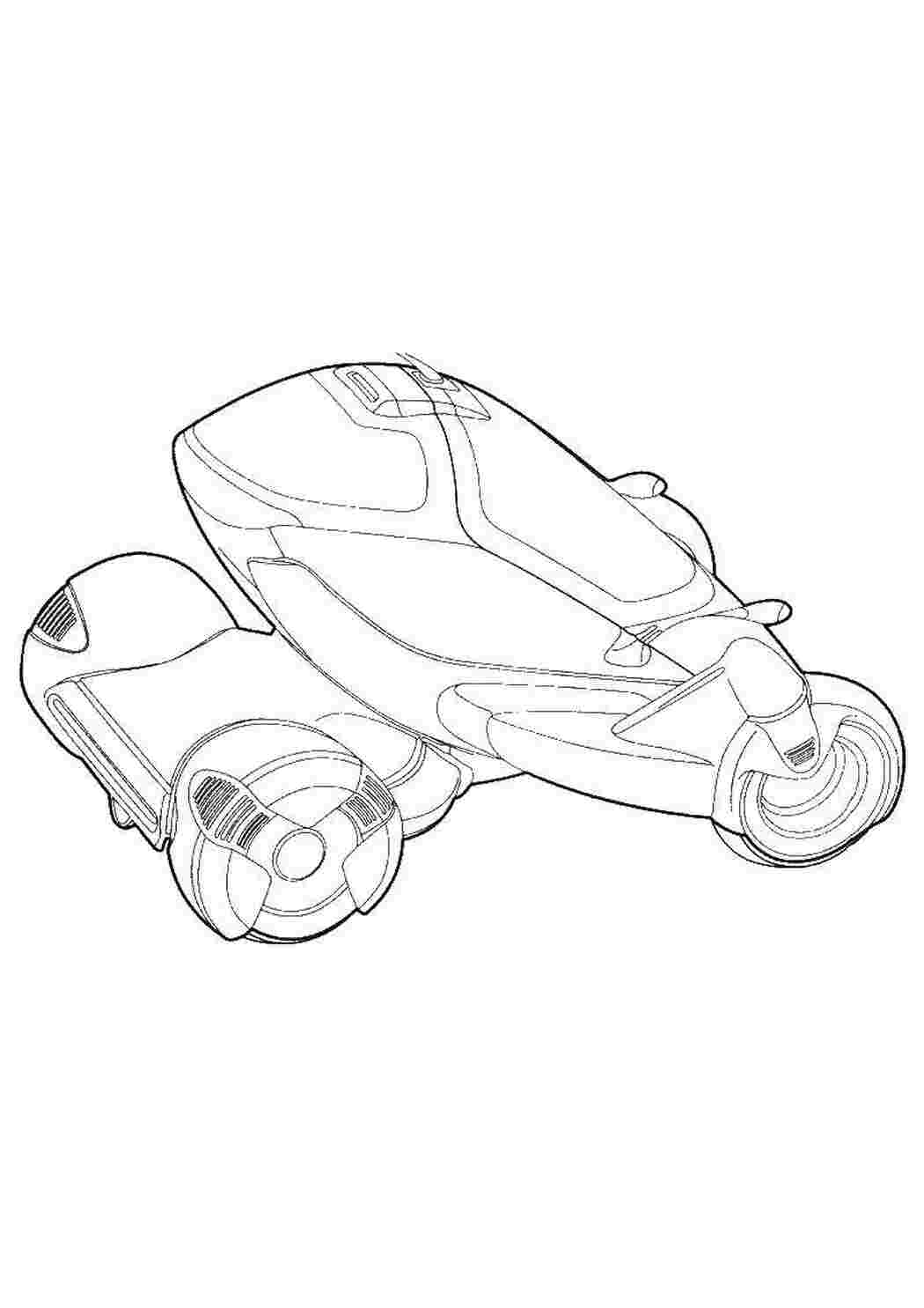 Раскраска Японський автомобіль