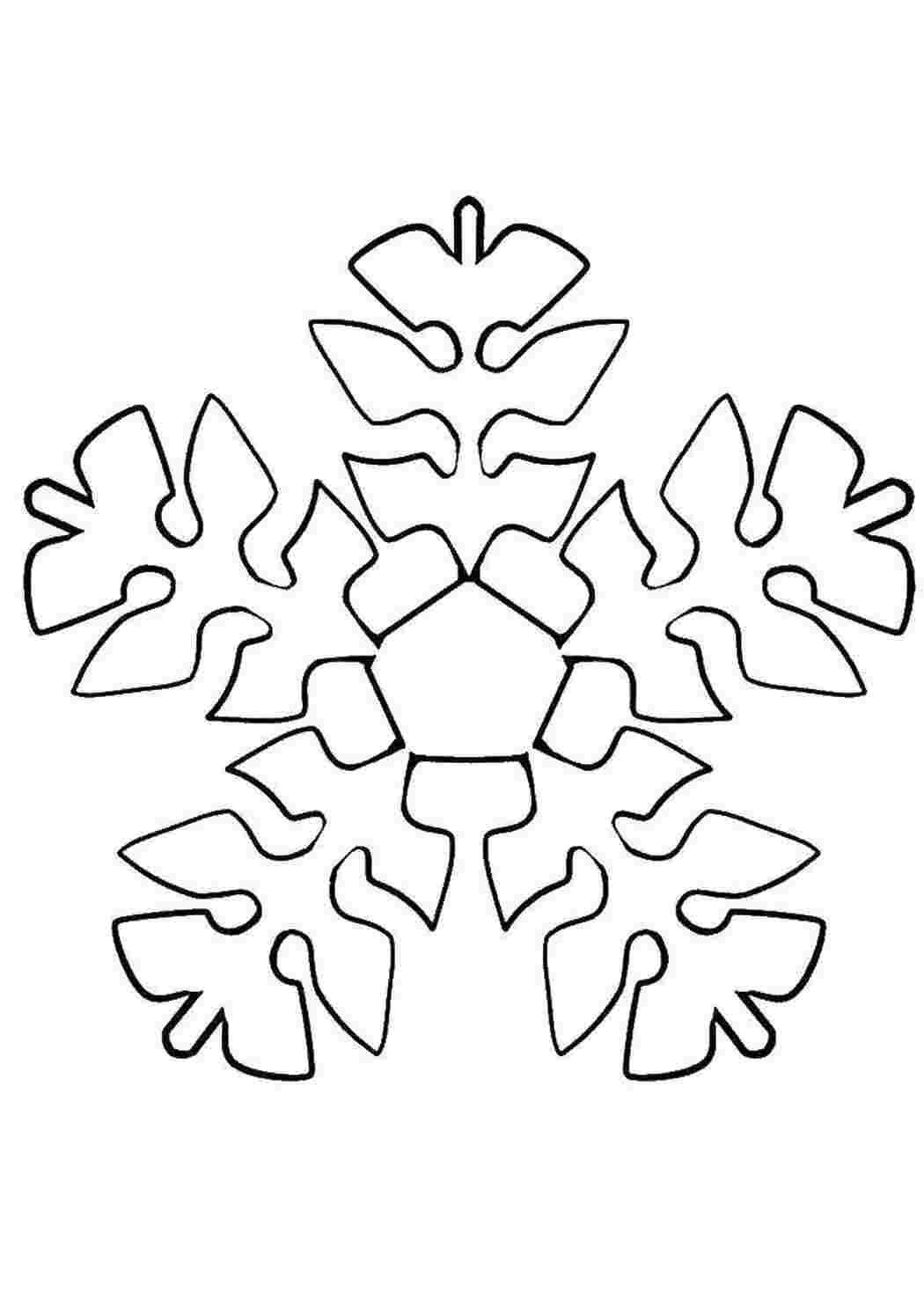 Раскраска Дивовижна сніжинка