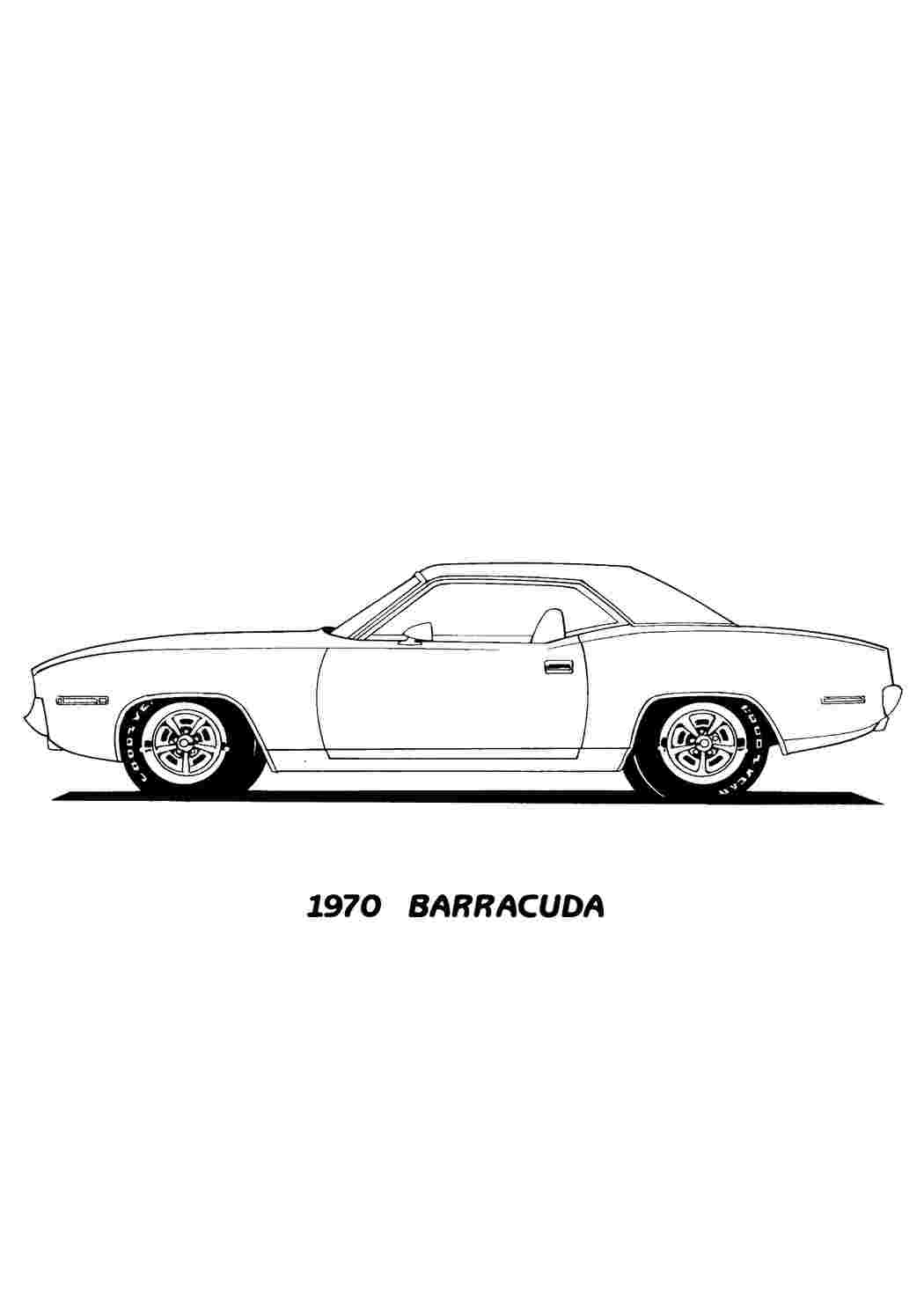 Раскраска Баракуда 1970