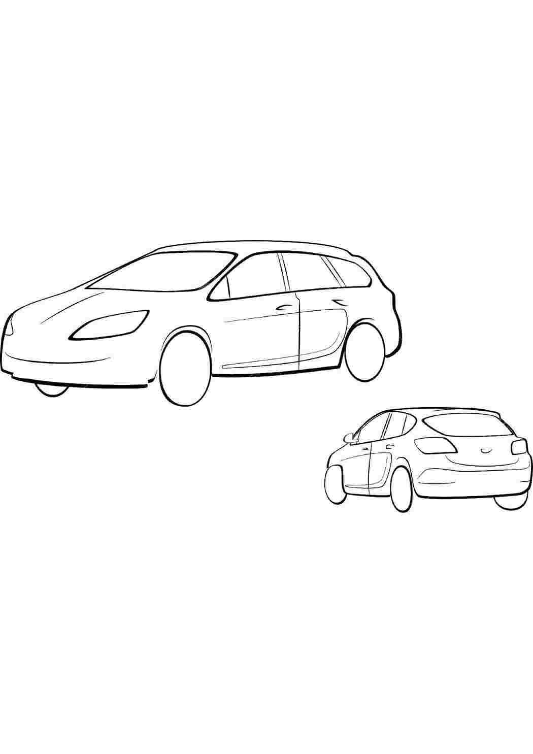 Раскраска Автомобіль