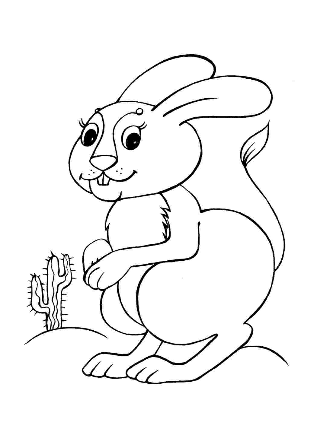 Раскраска тушканчик Тварини степів Гризуни