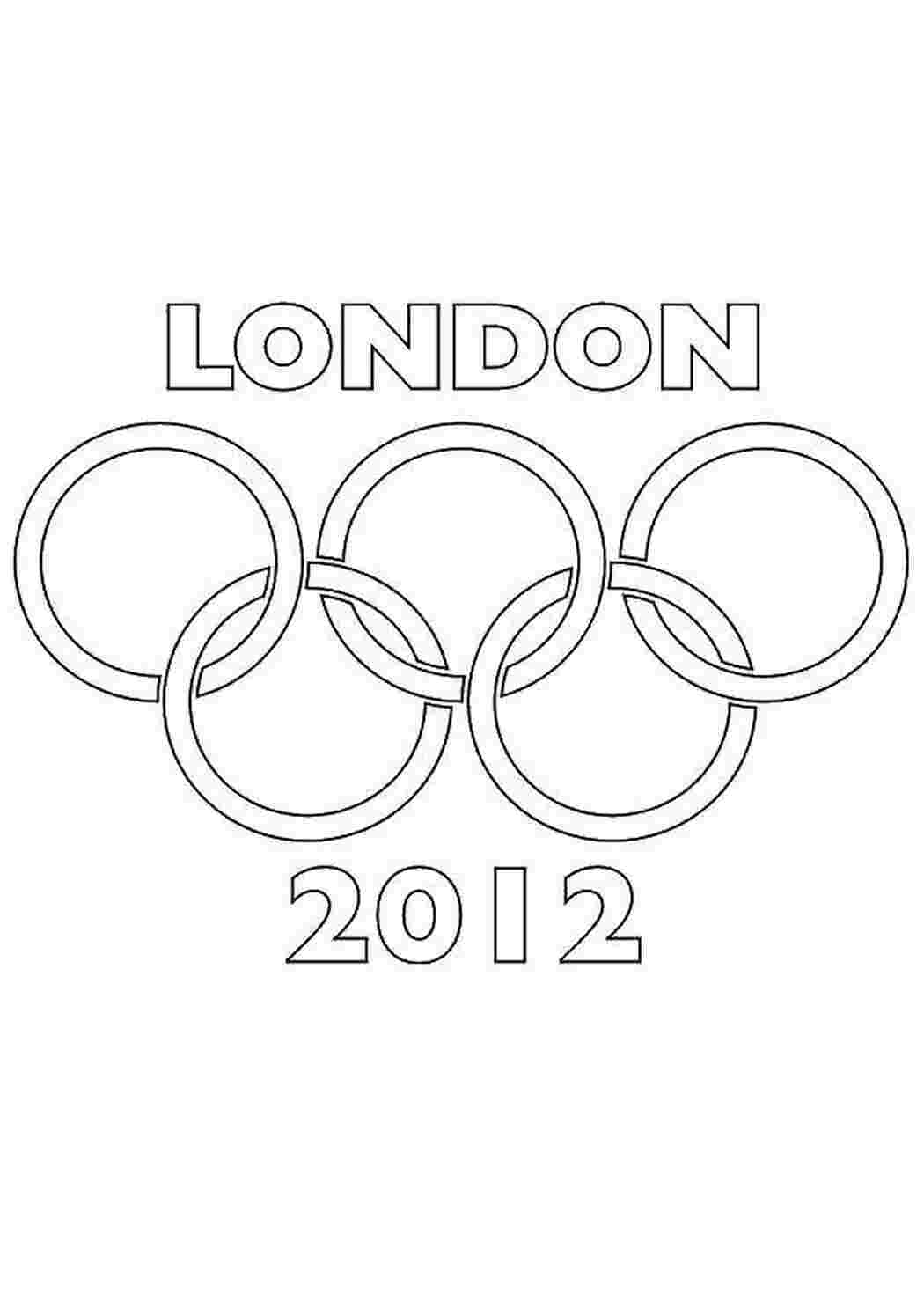 Раскраска Олімпійські ігри в Лондоні 2012