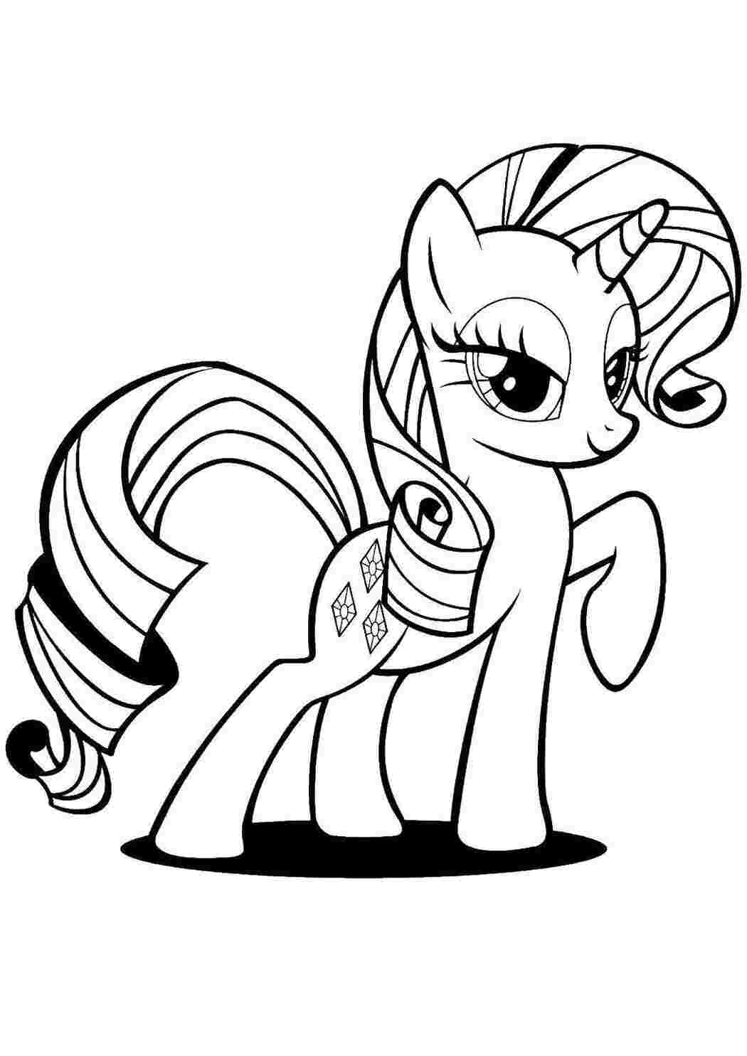 Раскраска Пні з My Little Pony