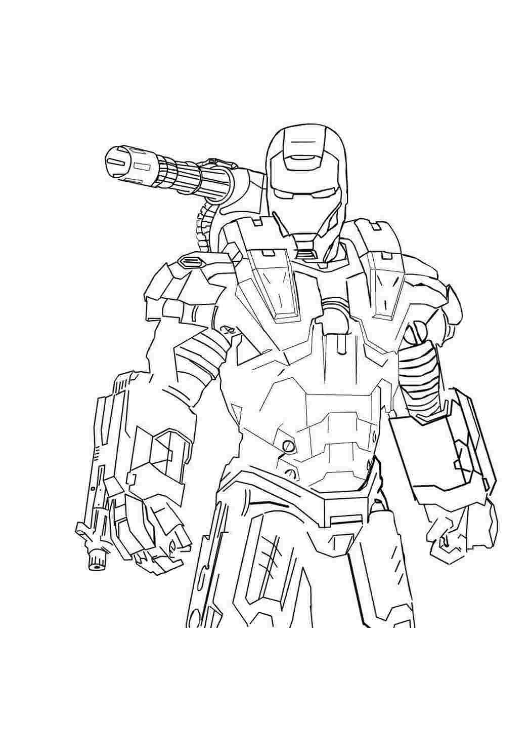 Раскраска Marvel Месники