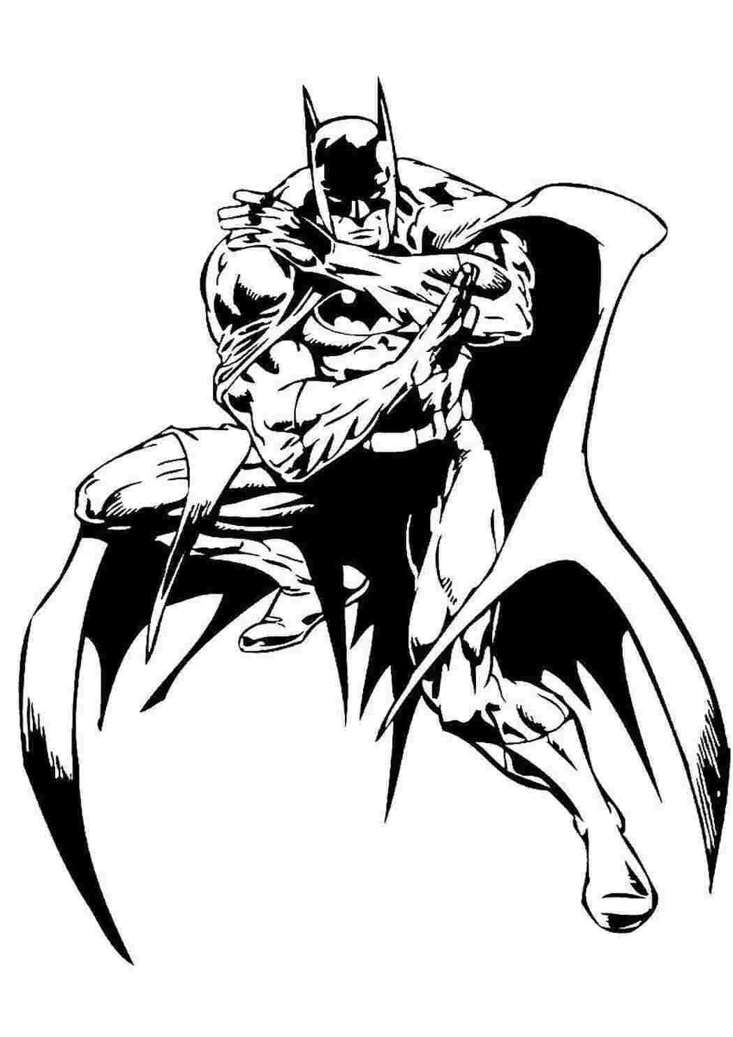 Раскраска Бетмен