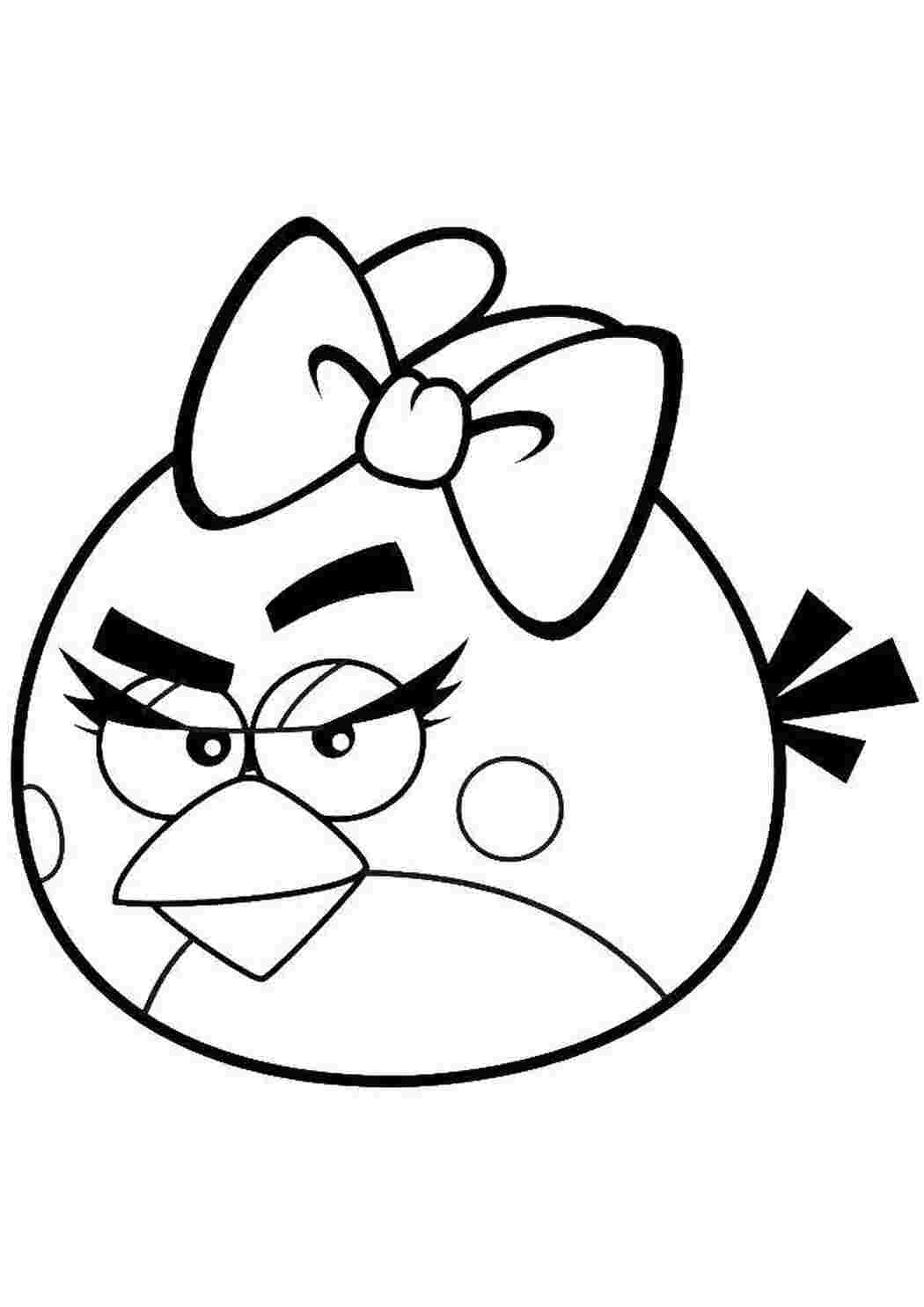 Раскраска Гра Angry Birds