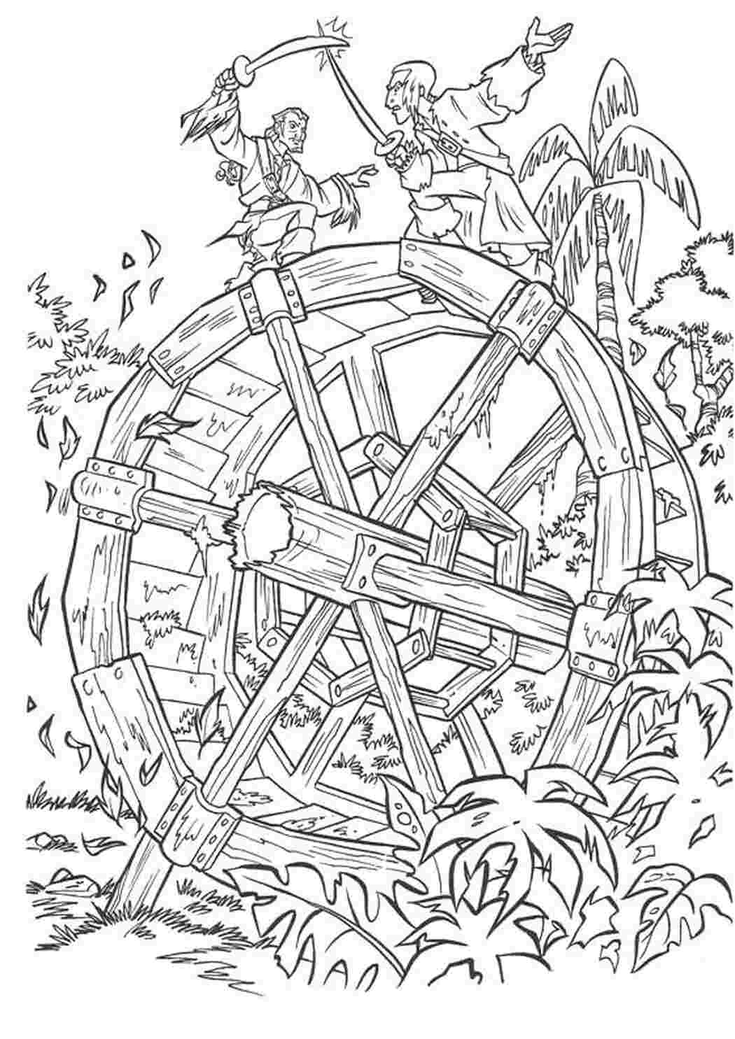 Раскраска Пірати Карибського моря