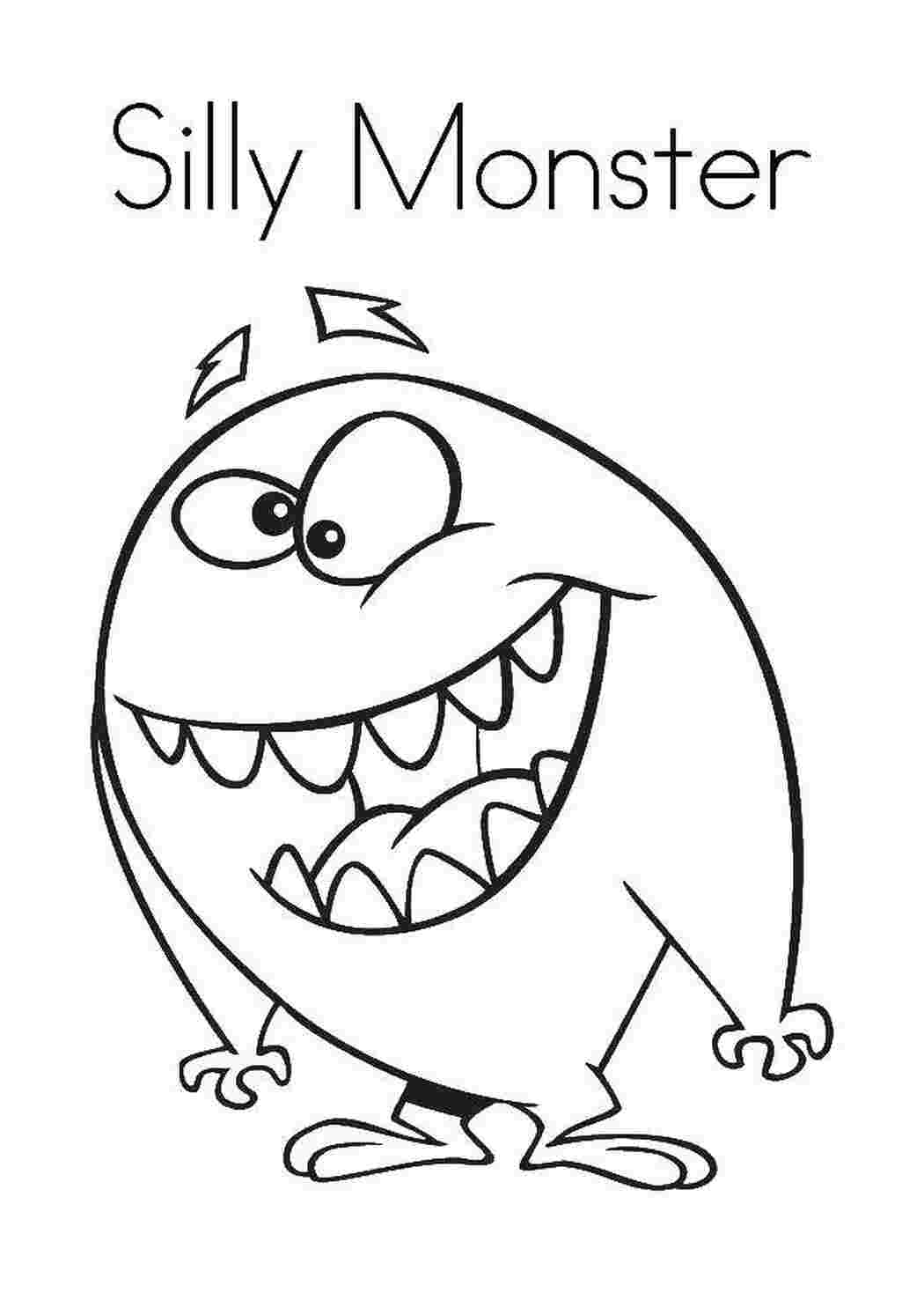 Раскраска Силіконовий монстр