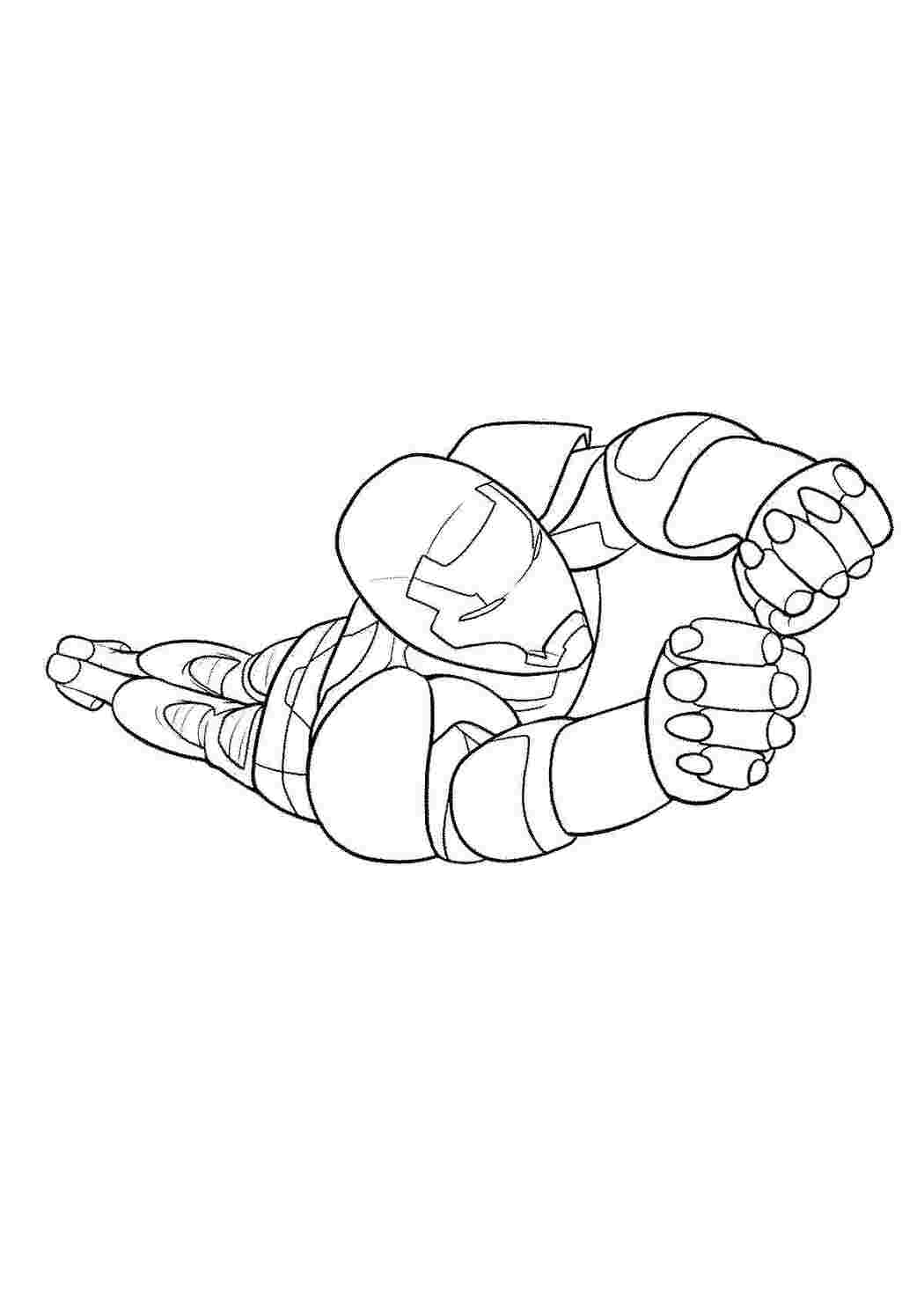 Раскраска Залізна людина