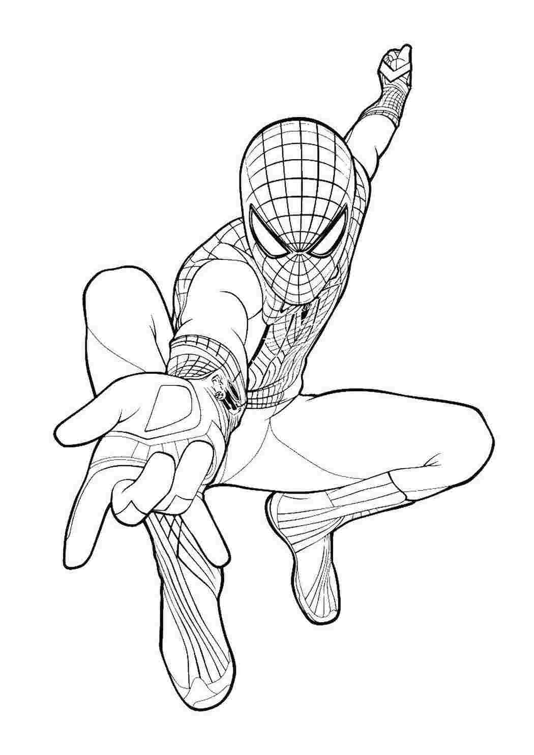 Раскраска Людина павук