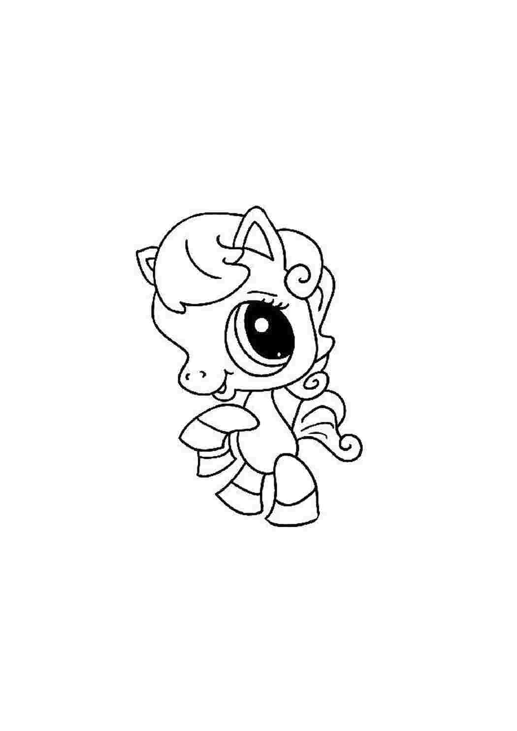 Раскраска Пні з My Little Pony