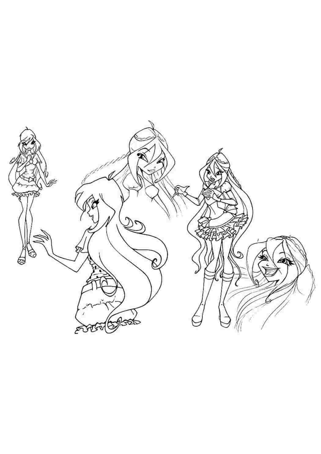 Раскраска Winx Club