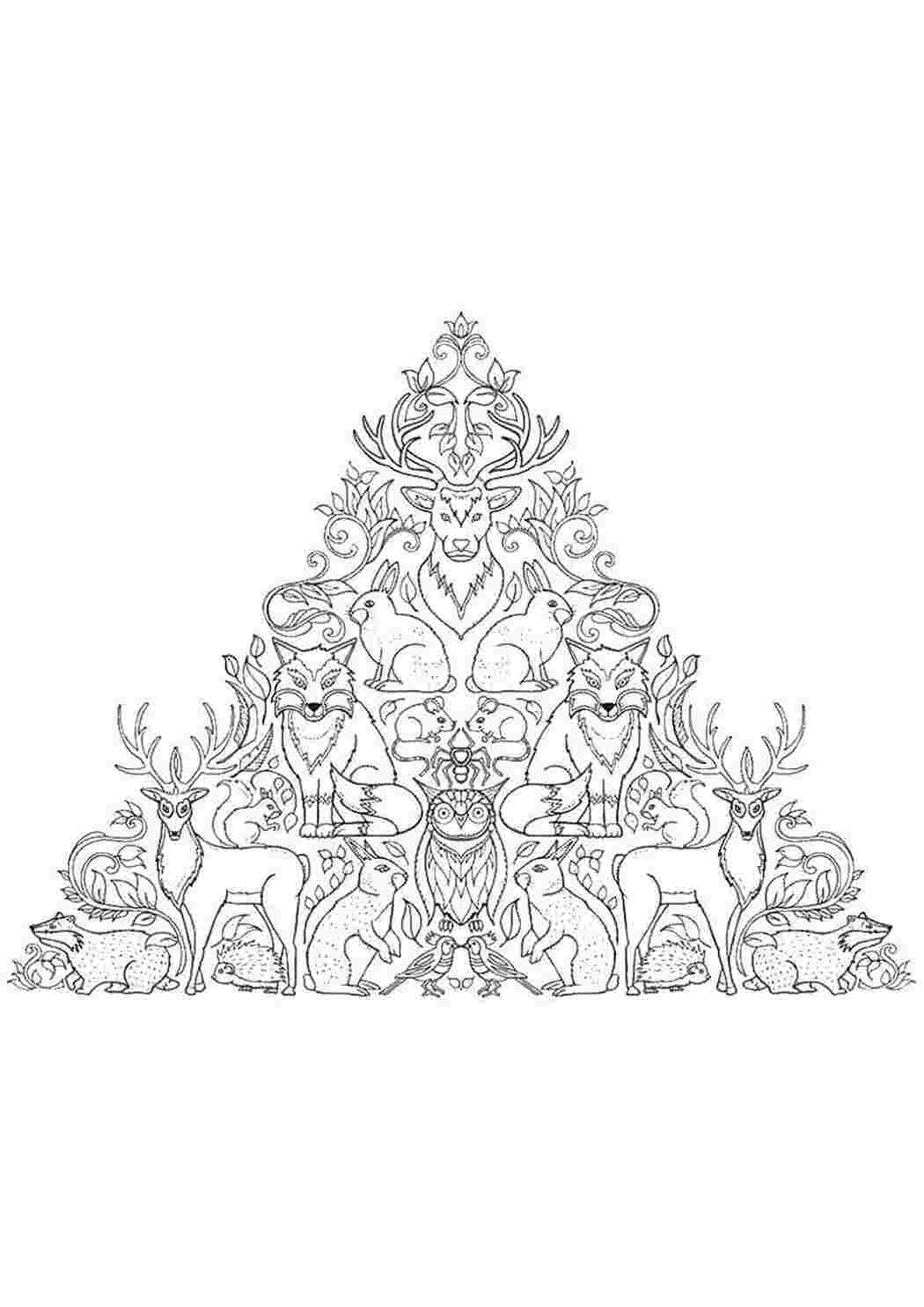 Раскраска Тварини