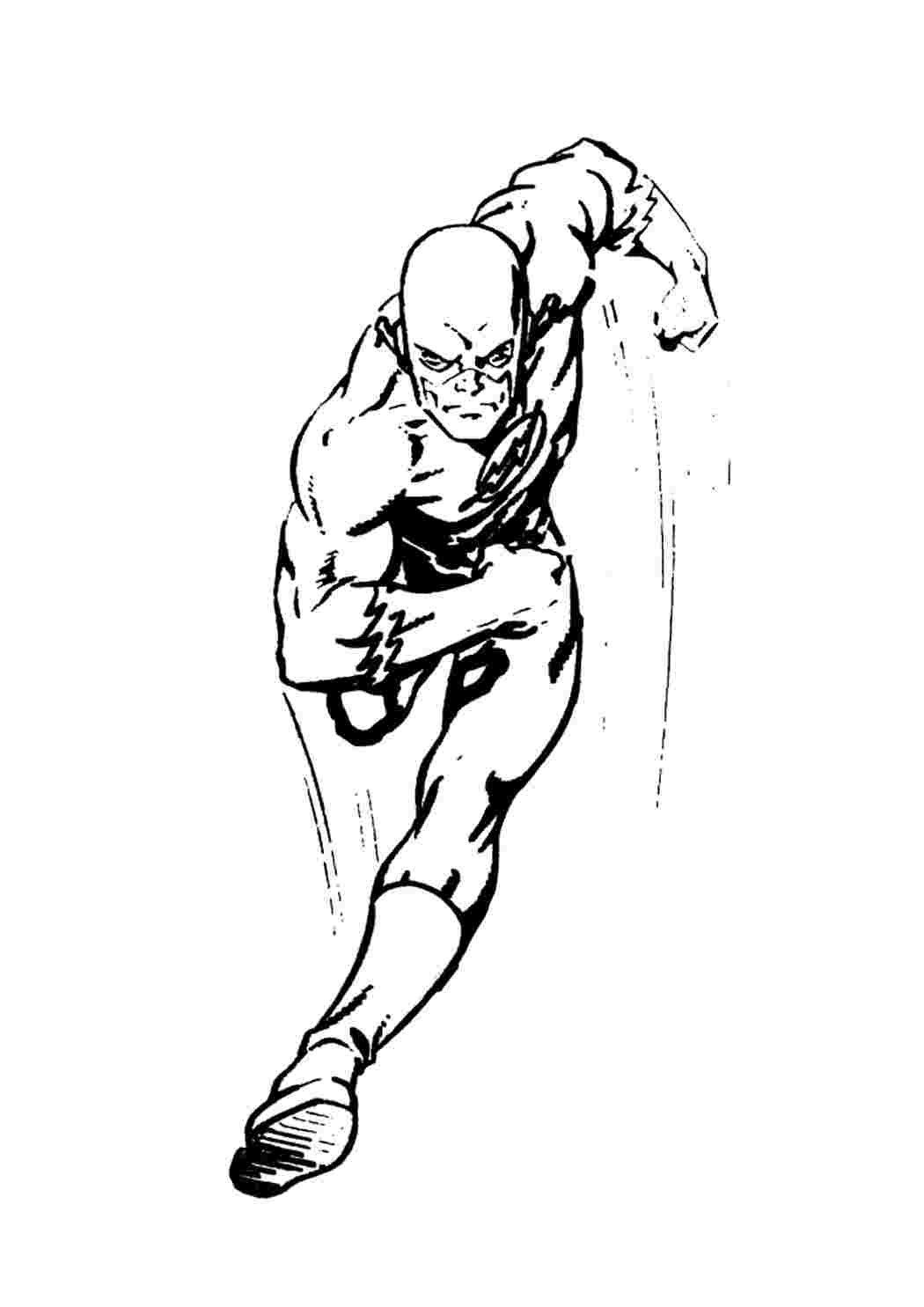 Раскраска Гарні розмальовки Найшвидший персонаж