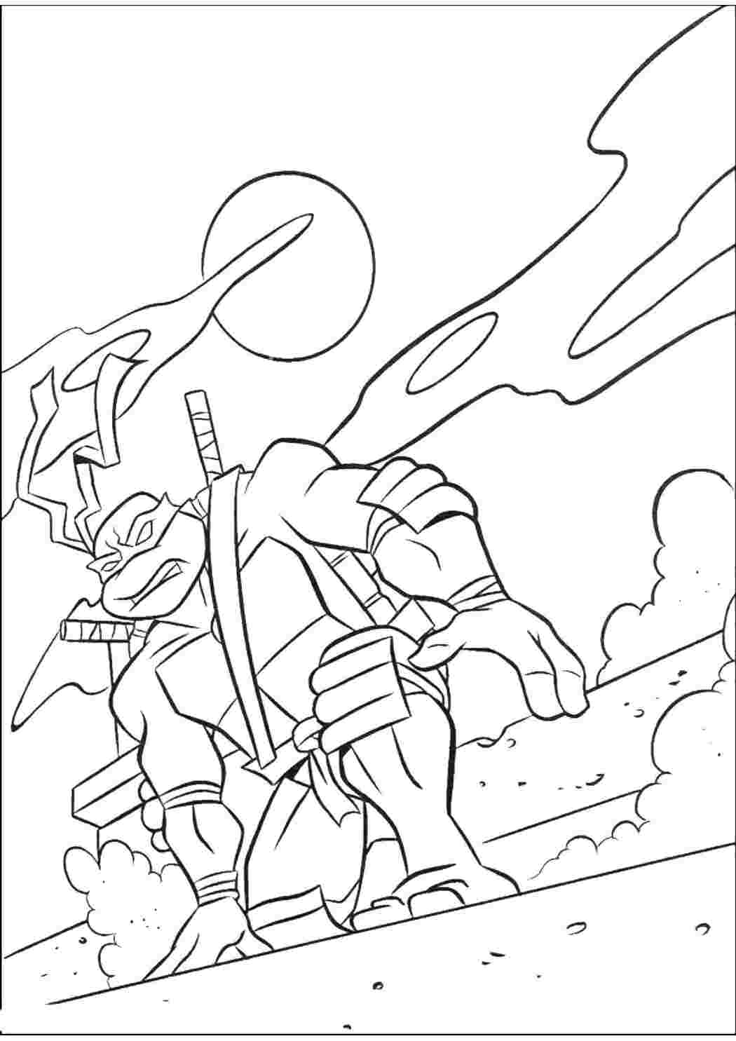 Раскраска Леонардо