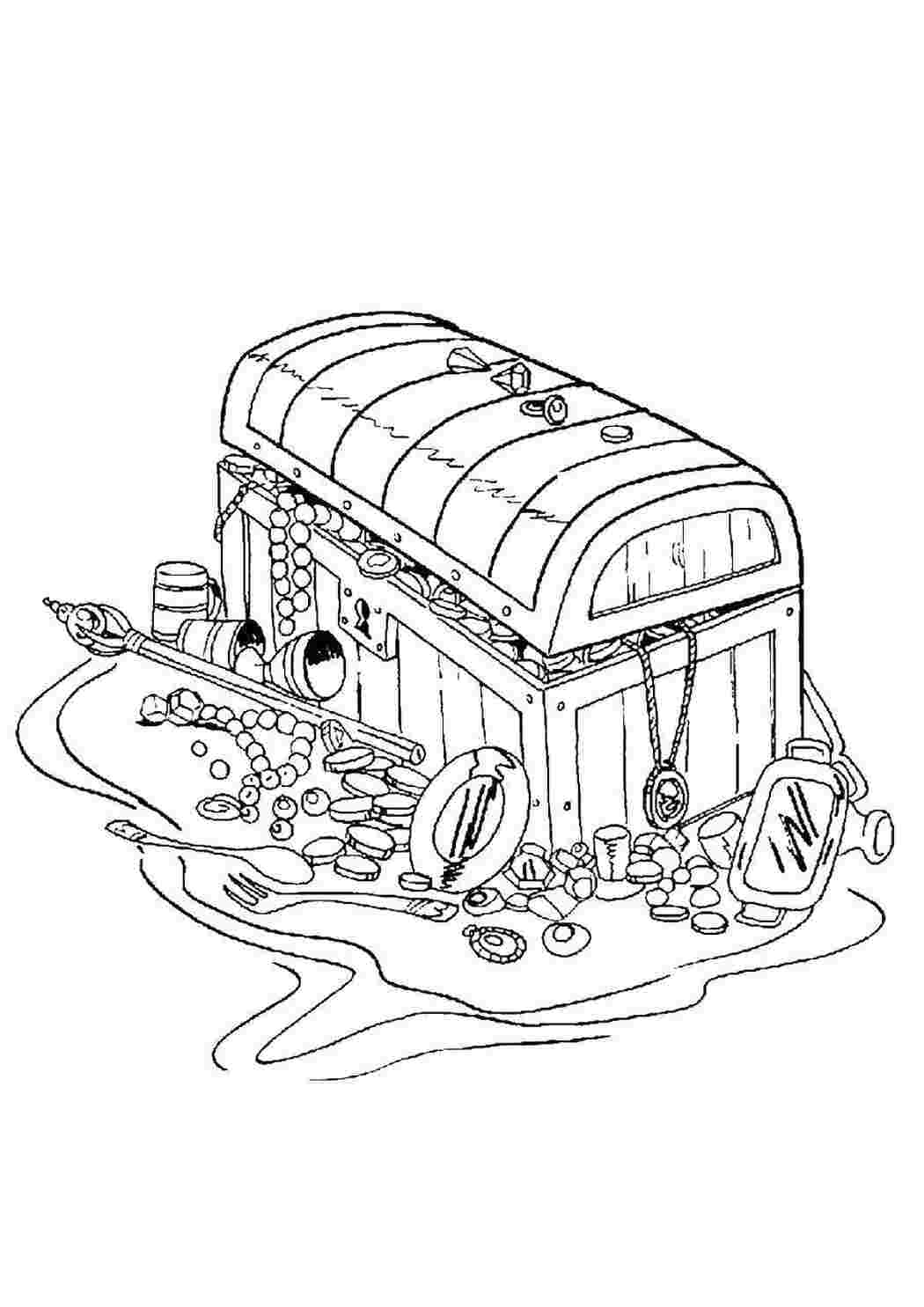 Раскраска Кладь