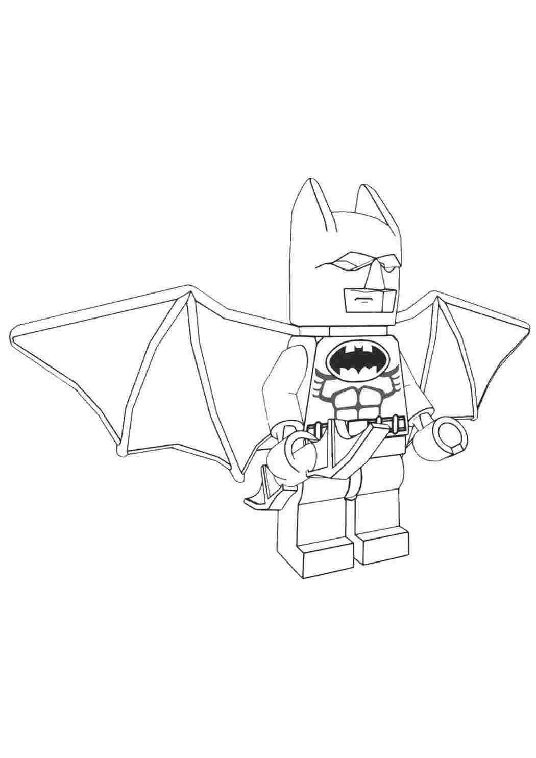 Раскраска Бетмен з лего