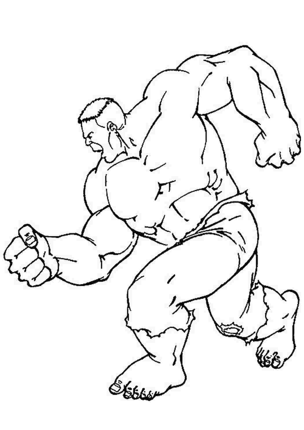 Раскраска Бєгучий Халк