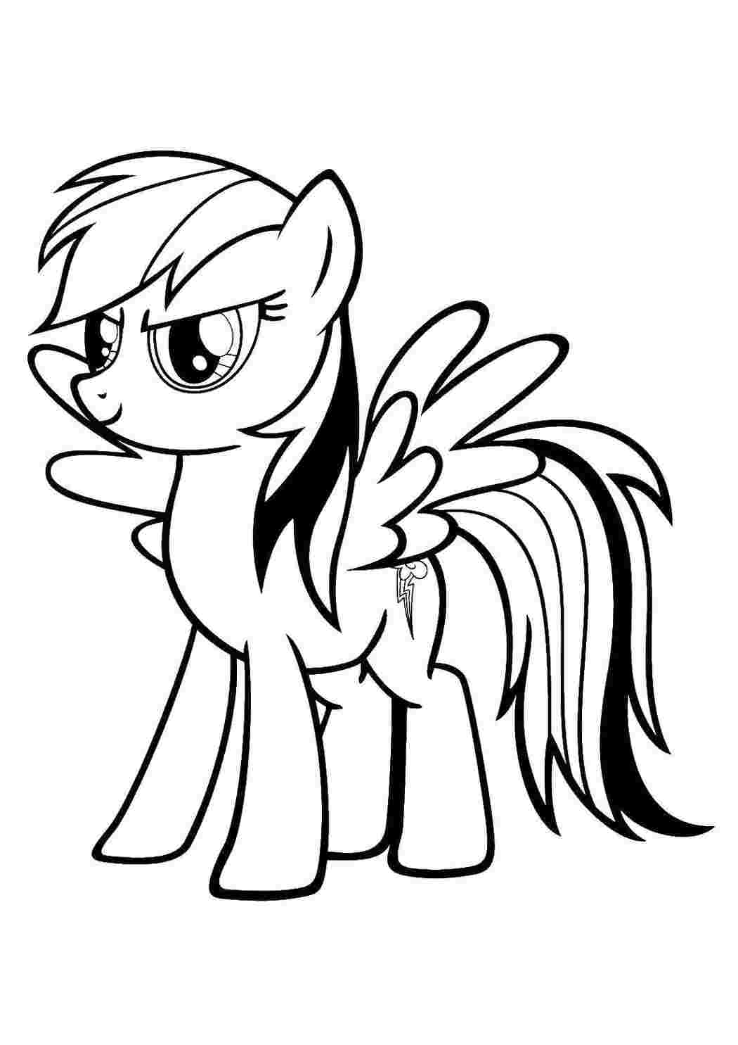 Раскраска Пні з My Little Pony