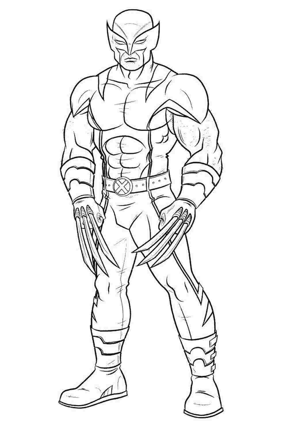 Раскраска Дедпул